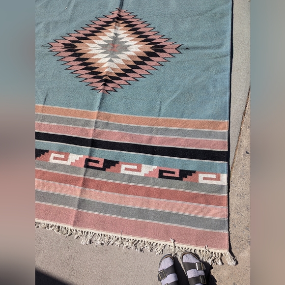 Southwestern Pattern Large Rug - Picture 3 of 7